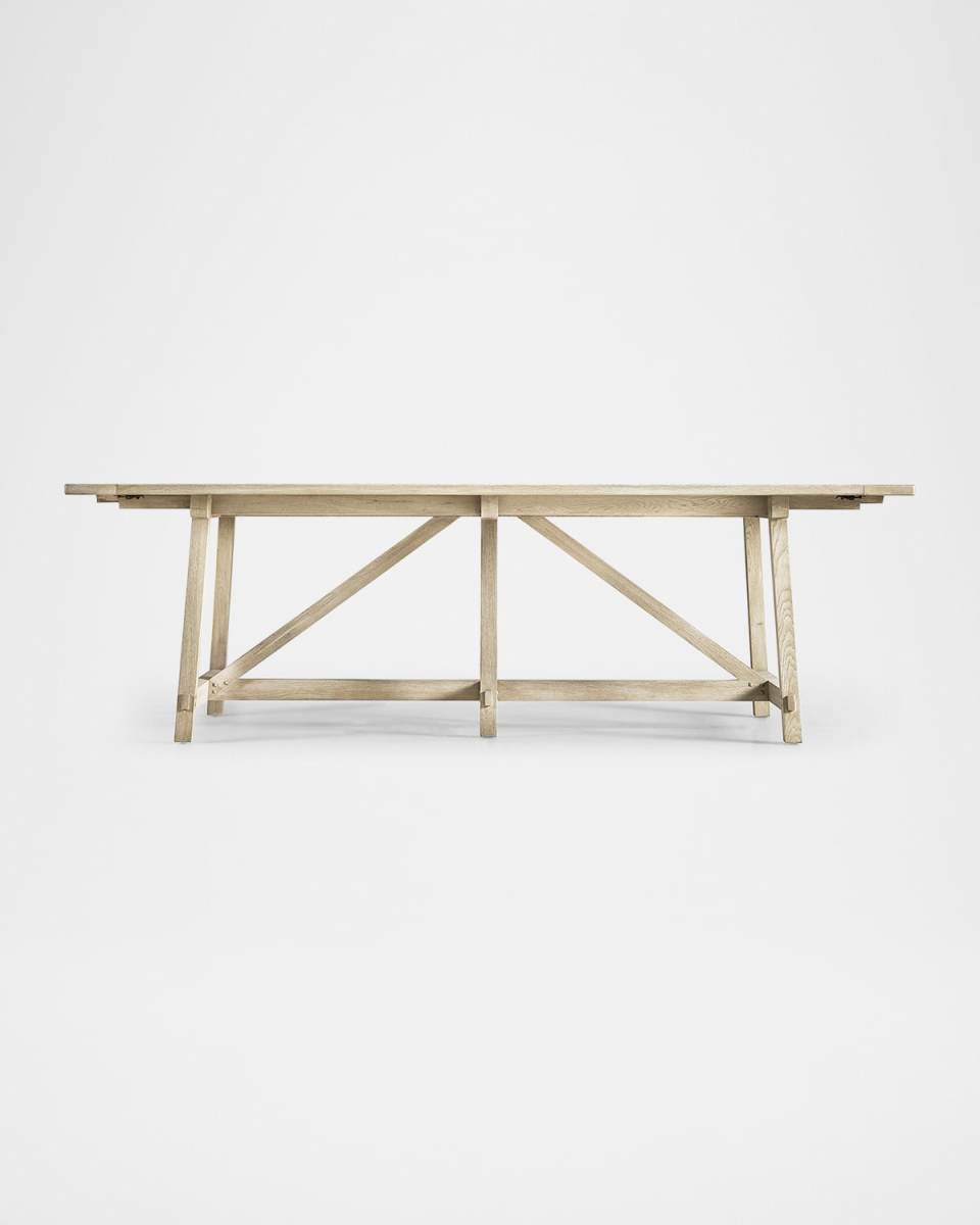 Timeless French Dining Table with Two Leaves, 96"